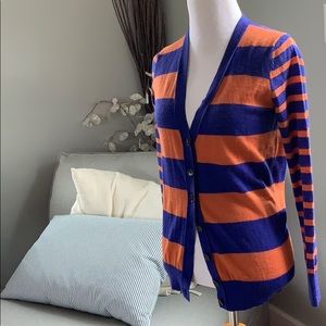 Ann Taylor LOFT striped cardigan